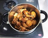 簡単！男飯！鶏手羽元のさっぱり煮作り方5写真