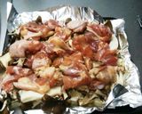 ノンオイル★鶏ももとキノコのオーブン焼き作り方3写真
