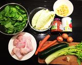 本場☆野菜たっぷりビオ ミネストローネ作り方1写真