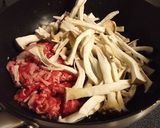 牛肉とエリンギの粗びきガーリック醤油炒め作り方5写真