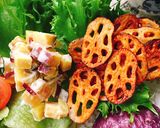 蒸し豚とキノコたっぷり☆紫芋の肉まん作り方21写真