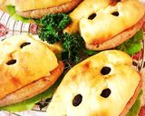 蒸し豚とキノコたっぷり☆紫芋の肉まん作り方22写真