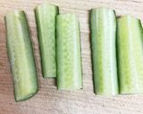 豚肉巻き！ほうれん草とキュウリの野菜巻き作り方1写真