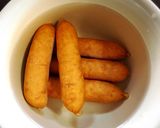 朝食に簡単ソーセージくるんとサンドイッチ作り方1写真