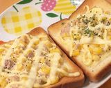簡単☆３度焼き♬ツナマヨコーントースト♡作り方7写真