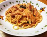 ピリ辛!トマトクリームパスタ!作り方5写真