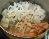 レンコンと豚肉の中華炒め作り方3写真