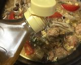 鶏団子ときのこの鍋〆は酸辣湯作り方4写真