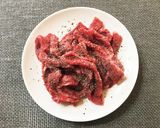 牛肉とマッシュルームのパエリア作り方7写真