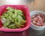 分ける派♡味噌風味シチュー&おにぎり作り方2写真