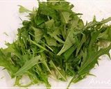 ☆水菜となめこのカラマンシー風味パスタ☆作り方4写真