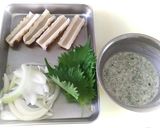 焼き竹輪と玉葱の磯辺揚げ作り方1写真