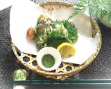 焼き竹輪と玉葱の磯辺揚げ作り方4写真