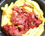 【常備菜】じゃがいもと牛肉のピリ辛炒め。作り方5写真
