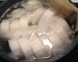 ふろふき大根 鶏そぼろがけ作り方1写真