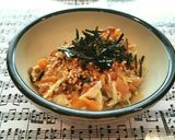 簡単♡福神漬けと納豆のキャベツサラダ♡作り方3写真