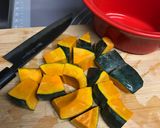 ☆簡単レンチン☆かぼちゃの煮物☆作り方1写真