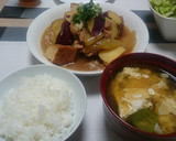 簡単♪さつまいもと鶏肉の肉じゃが風煮込み作り方12写真
