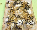 卵と塩昆布クリームチーズの和風パニーニ作り方3写真