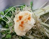 かいわれとじゃこサラダ作り方5写真