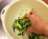 人参たっぷりの春雨サラダ作り方1写真