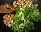 カレー粉消費！？小松菜と豚肉のカレー炒め作り方5写真