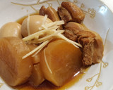 のんびり豚角煮。ついでに大根と卵も♪作り方9写真