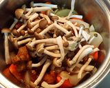 あまった鶏の唐揚げで☆大根と人参の煮物作り方3写真
