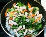 絶品☆高菜と豚肉のオイマヨ炒め作り方5写真