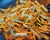 アレンジ【高野豆腐と人参の金平風】作り方4写真