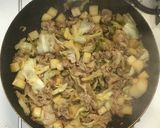 かんたん！豚肉とキャベツの生姜ポン酢炒め作り方4写真