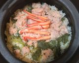 ズワイガニの炊き込みご飯作り方4写真