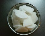 牛肉と大根の梅おかか煮作り方1写真
