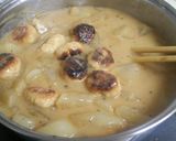 分ける派　大根と鶏団子のシチュー作り方4写真
