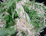 もやしと水菜のカルボナーラ作り方2写真