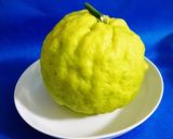 縁起物の鬼ゆずで蜂蜜漬け♪作り方1写真