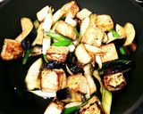 分量簡単！豆腐となすの甘辛炒め作り方4写真