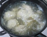 香ばし白菜と肉団子バター鍋仕立て作り方4写真