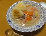 焼きおにぎりにかけシチュー♪(かける派)作り方8写真