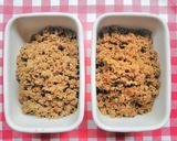 甘酒味噌肉そぼろと小豆のトマトスープ作り方1写真