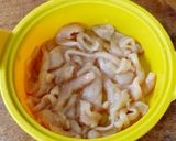 レンジでれんこんとチキンのアジアンサラダ作り方1写真