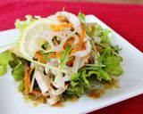 レンジでれんこんとチキンのアジアンサラダ作り方7写真