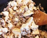 山椒香る大人の♪豆腐とひき肉のどんぶり♡作り方6写真