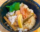 ほっくり秋の炊込みご飯♡あごだしで栗ご飯作り方6写真