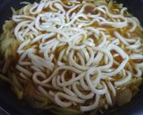 10分!フライパンで簡単♪カレーうどん作り方7写真