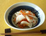 聖護院大根の紅白ゆず大根（精進料理）作り方5写真