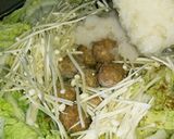 白菜と鶏団子のかぶみぞれ鍋★2種のタレで作り方5写真