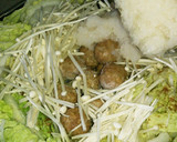 白菜と鶏団子のかぶみぞれ鍋★2種のタレで作り方5写真