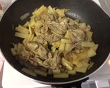 ☆長芋と豚肉の酢醤油炒め♪超簡単ヘルシー作り方2写真