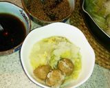 白菜と鶏団子のかぶみぞれ鍋★2種のタレで作り方9写真